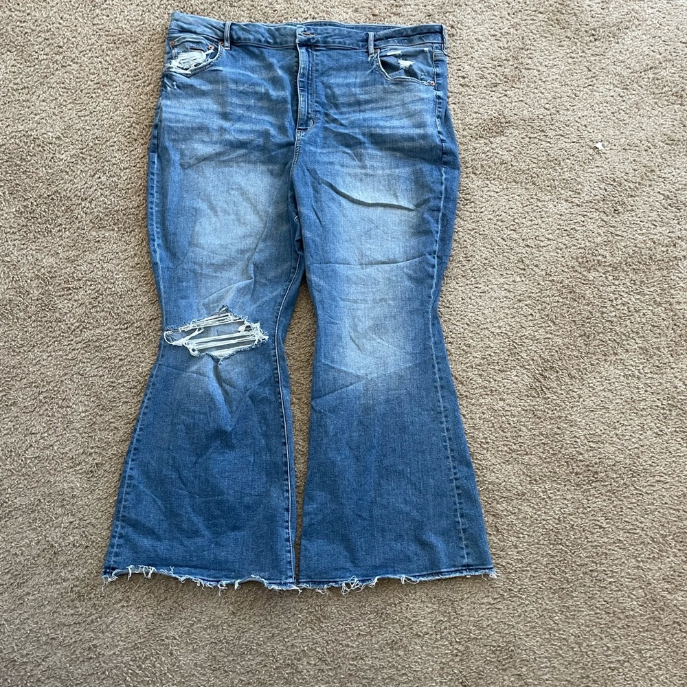 American Eagle High Waisted Flare Stretchy Jeans